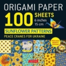 Image for Origami Paper 100 Sheets Sunflower Patterns 6&quot; (15 cm)