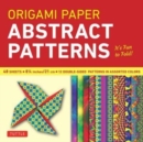 Image for Origami Paper - Abstract Patterns - 8 1/4&quot; - 48 Sheets : Tuttle Origami Paper: Large Origami Sheets Printed with 12 Different Designs: Instructions for 6 Projects Included