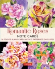 Image for Romantic Roses, 16 Note Cards : 8 illustrations of Painted Roses (Blank Cards with Envelopes in a Keepsake Box)