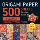 Image for Origami Paper 500 sheets Kimono Flowers 6&quot; (15 cm)