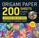 Image for Origami Paper 200 sheets Alcohol Ink Patterns 6&quot; (15 cm)