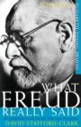 Image for What Freud Really Said