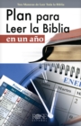 Image for Plan para Leer la Biblia en Un Ano