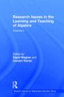 Image for Research Issues in the Learning and Teaching of Algebra : the Research Agenda for Mathematics Education, Volume 4