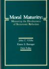 Image for Moral Maturity : Measuring the Development of Sociomoral Reflection