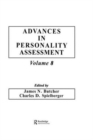 Image for Advances in Personality Assessment : Volume 8