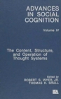 Image for The Content, Structure, and Operation of Thought Systems