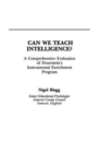 Image for Can We Teach Intelligence?