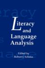 Image for Literacy and Language Analysis