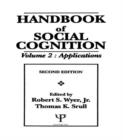 Image for Handbook of social cognitionVol. 2: Applications