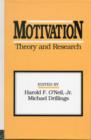 Image for Motivation: Theory and Research