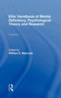 Image for Ellis&#39; Handbook of Mental Deficiency, Psychological Theory and Research