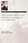Image for Telecommunications Research Resources