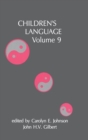 Image for Children&#39;s Language : Volume 9