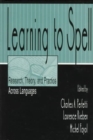 Image for Learning to Spell : Research, Theory, and Practice Across Languages