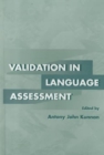 Image for Validation in Language Assessment