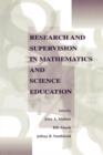 Image for Research and Supervision in Mathematics and Science Education