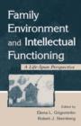 Image for Family Environment and Intellectual Functioning