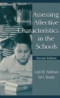 Image for Assessing Affective Characteristics in the Schools