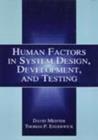 Image for Human Factors in System Design, Development, and Testing