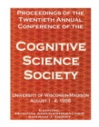Image for Proceedings of the Twentieth Annual Conference of the Cognitive Science Society