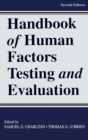 Image for Handbook of Human Factors Testing and Evaluation
