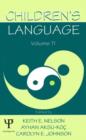 Image for Children&#39;s languageVolume 11,: Interactional contributions to language development