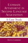 Image for Ultimate Attainment in Second Language Acquisition