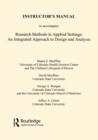 Image for Research Methods in Applied Settings: an Integrated Approach to Design and Analysis