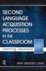 Image for Second Language Acquisition Processes in the Classroom