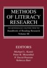 Image for Methods of Literacy Research : The Methodology Chapters From the Handbook of Reading Research, Volume III