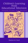 Image for Children&#39;s Learning From Educational Television