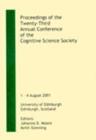 Image for Proceedings of the Twenty-third Annual Conference of the Cognitive Science Society