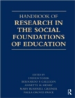 Image for Handbook of research in the social foundations of education