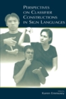 Image for Perspectives on Classifier Constructions in Sign Languages