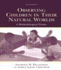Image for Observing Children in Their Natural Worlds