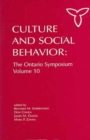 Image for Culture and Social Behavior : The Ontario Symposium, Volume 10