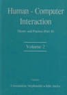 Image for Human-Computer Interaction : Theory and Practice (part 2), Volume 2