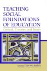 Image for Teaching Social Foundations of Education