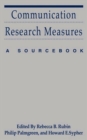 Image for Communication Research Measures