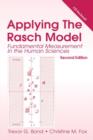 Image for Applying the Rasch Model : Fundamental Measurement in the Human Sciences