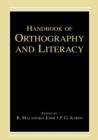 Image for Handbook of Orthography and Literacy