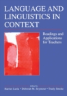 Image for Language and Linguistics in Context
