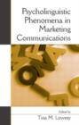 Image for Psycholinguistic phenomena in marketing communications