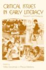 Image for Critical Issues in Early Literacy