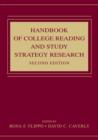 Image for Handbook of College Reading and Study Strategy Research