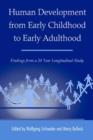 Image for Human development from early childhood to early adulthood  : findings from a 20 year longitudinal study