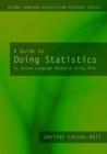 Image for A Guide to Doing Statistics in Second Language Research Using SPSS