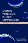 Image for Emerging Perspectives in Health Communication