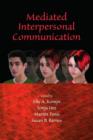 Image for Mediated interpersonal communication